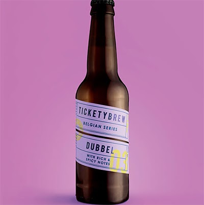 Tickety Brew bottle design