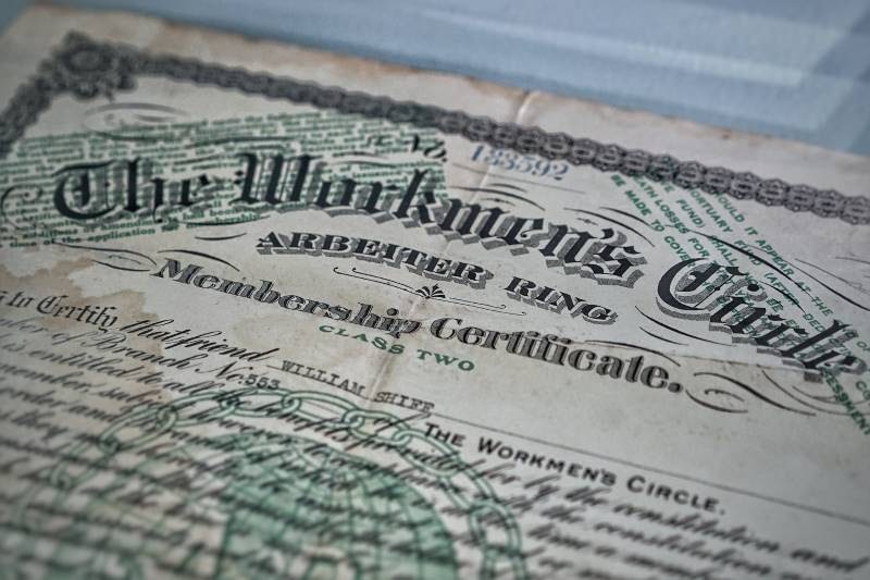 The certificate is professional obligation term