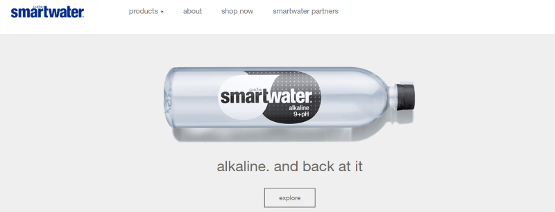 Smartwater offers functional beverages with various options
