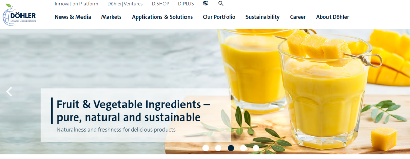 Döhler Group is one of the largest market players in the global nectar market