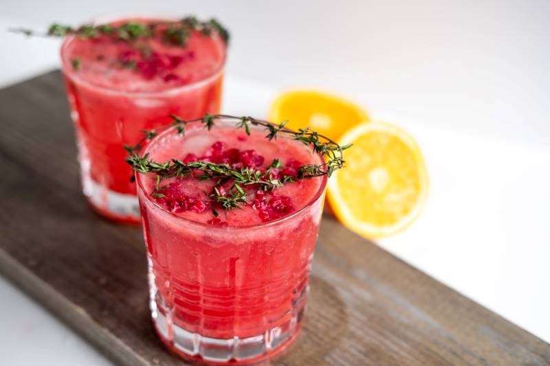 Nectar drink is thicker than regular fruit juice