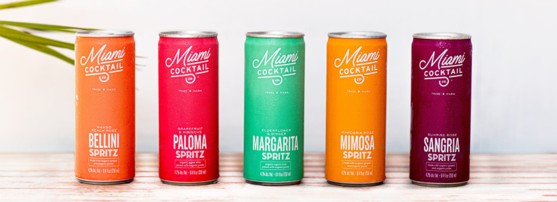 Miami cocktails spritz offered in five delicious flavors - new drinks