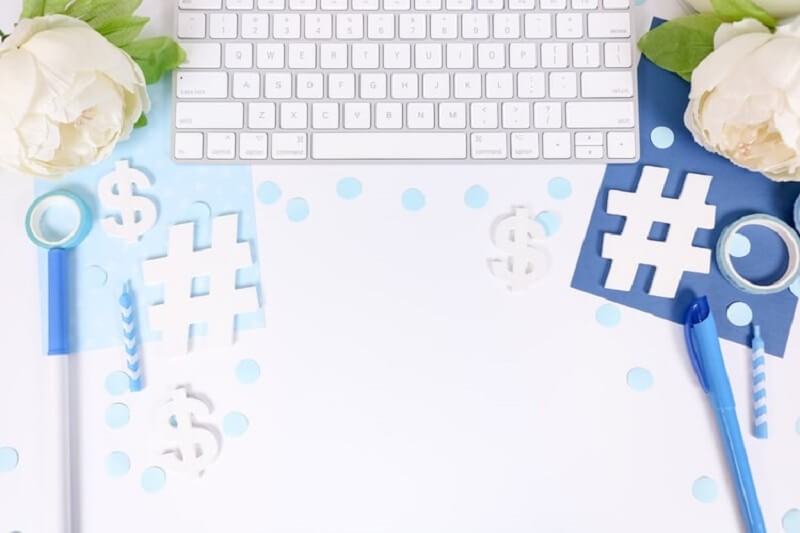 Establish eye-catching hashtags and website