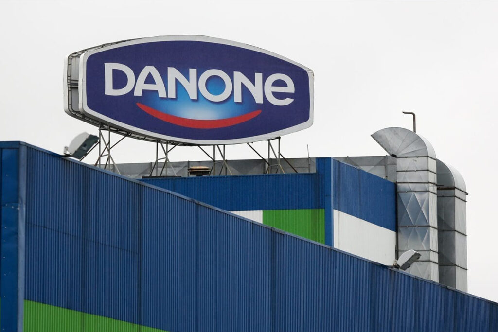 Largest food and beverage companies Danone 
