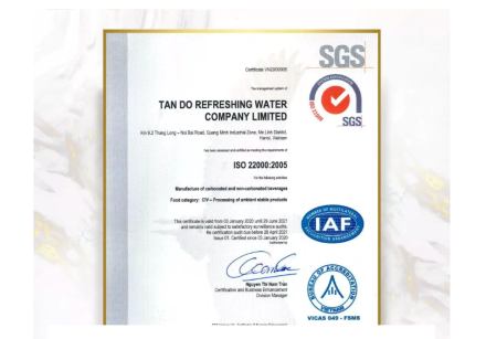 Tan Do has met ISO 22000 for years
