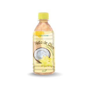 carambola juice drink with nata de coco