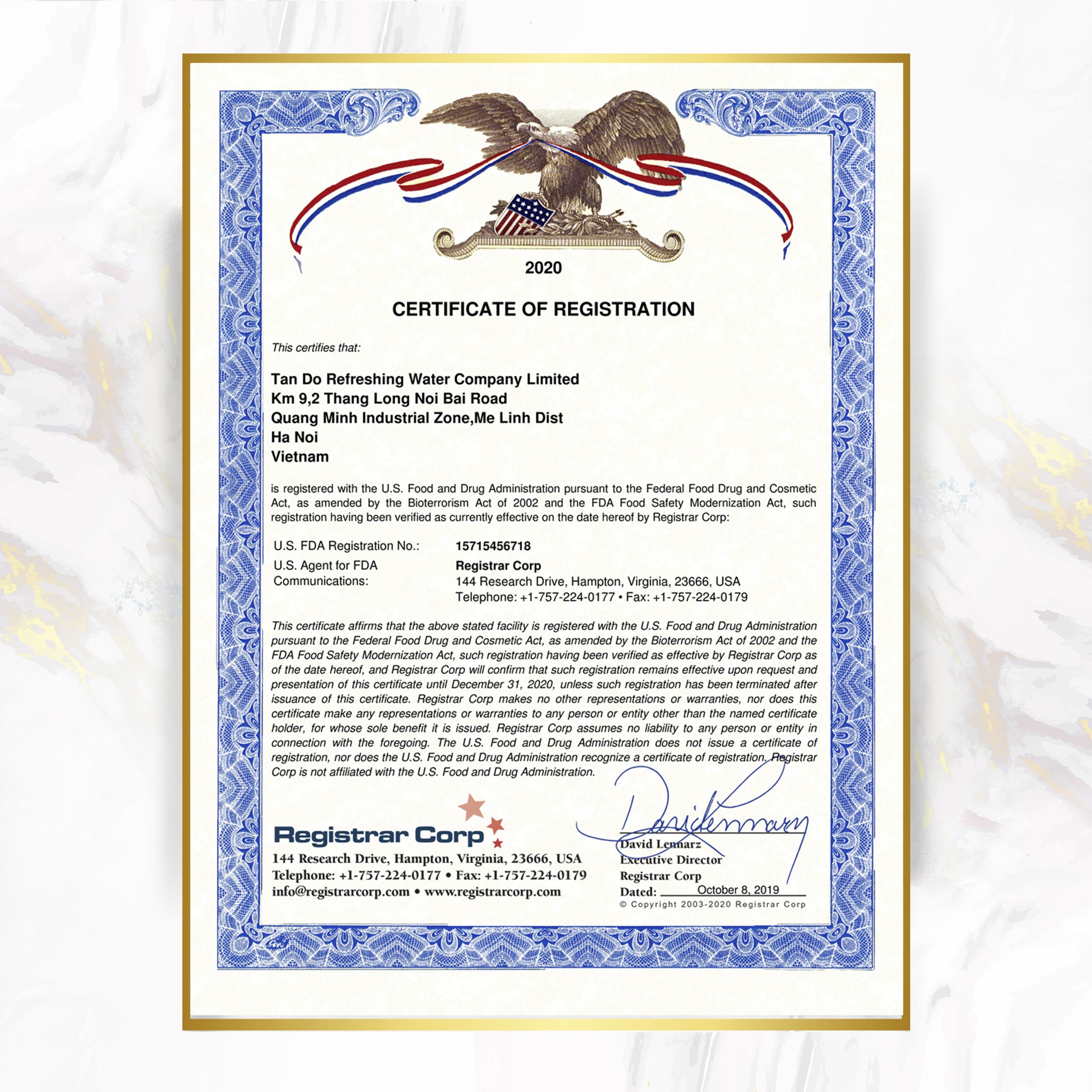 fda-certificate