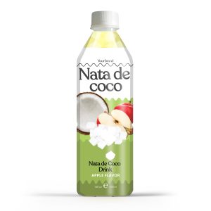 apple juice drink with nata de coco 500ml