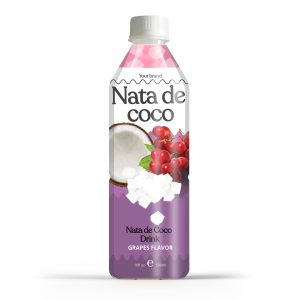 grapes juice drink with nata de coco 500ml