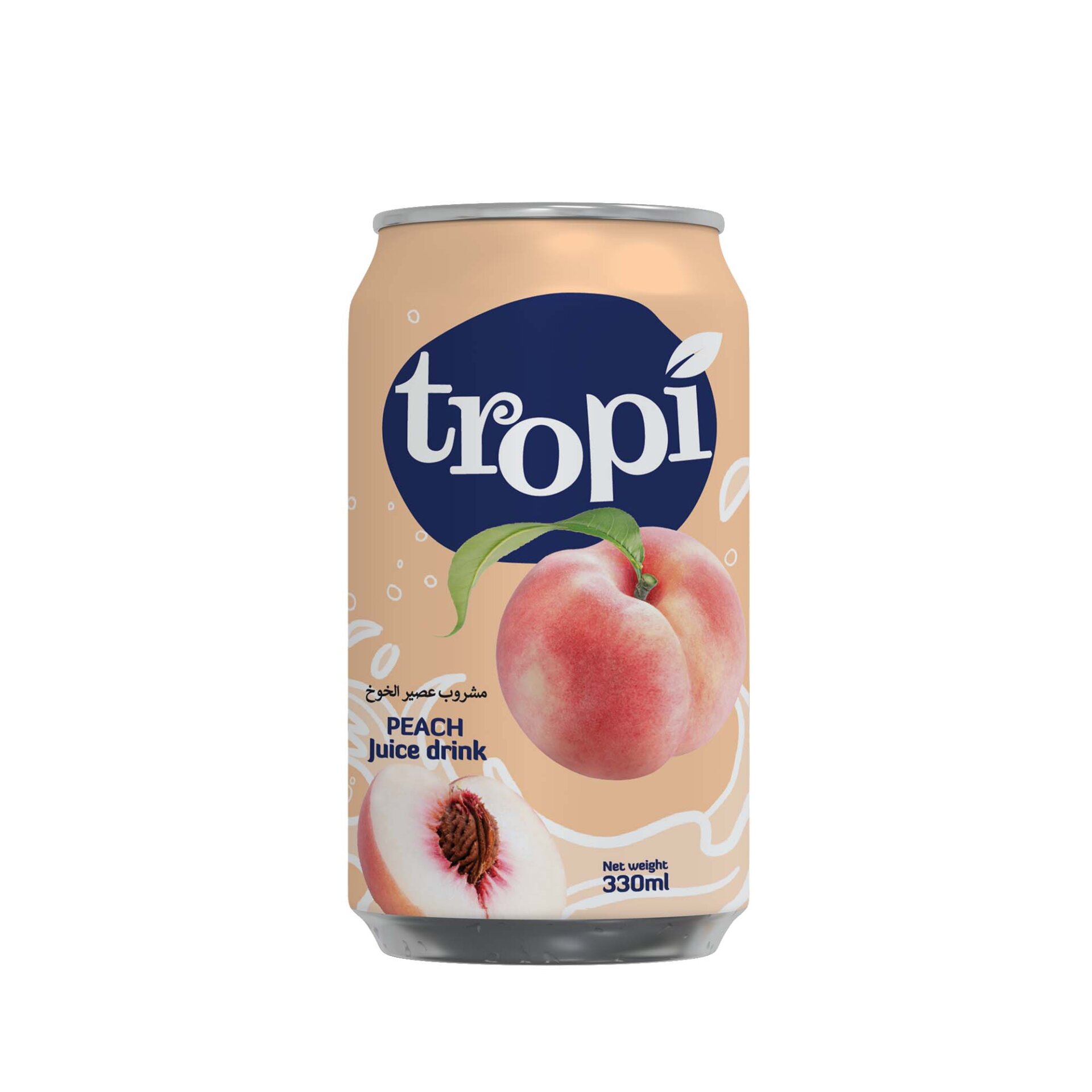 Tropi Brand Fruit Juice Drink 330mL Peach