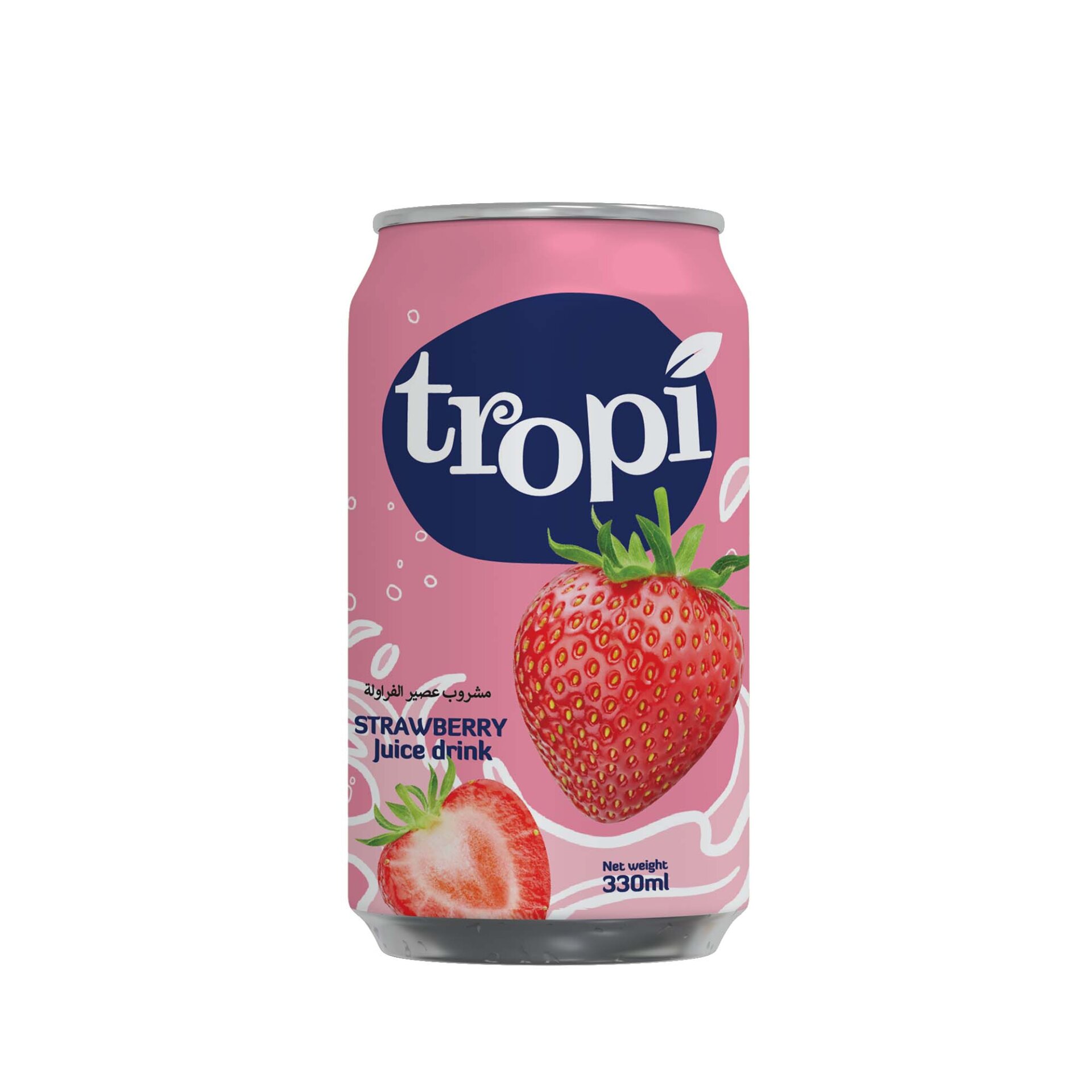 Tropi Brand Fruit Juice Drink 330mL Strawberry