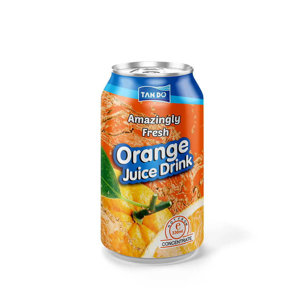 Tan Do Brand Fruit Juice Drink Orange
