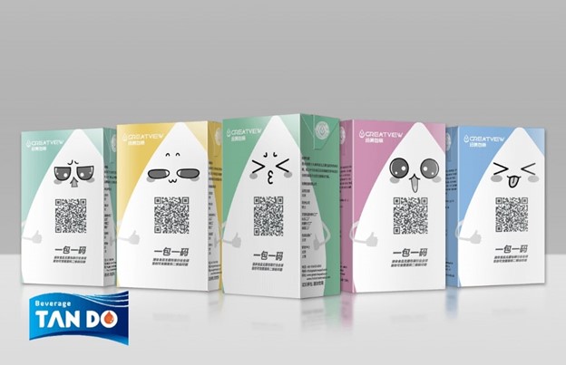 Beverage packaging innovation QR code