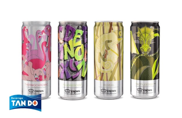 Beverage packaging innovation tactile can