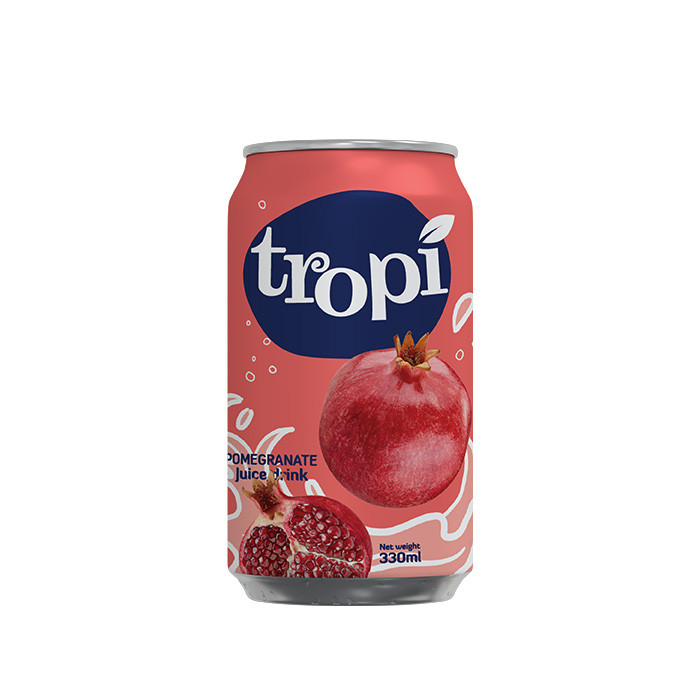 Tropi Brand Fruit Juice Drink 330mL Pomegranate