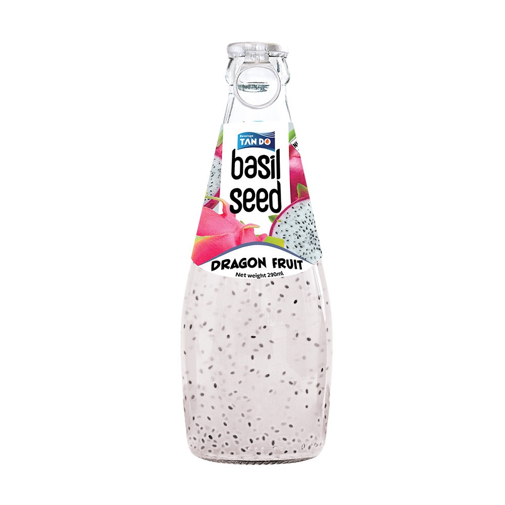Tan Do Basil Seed Drink Dragon Fruit Flavor