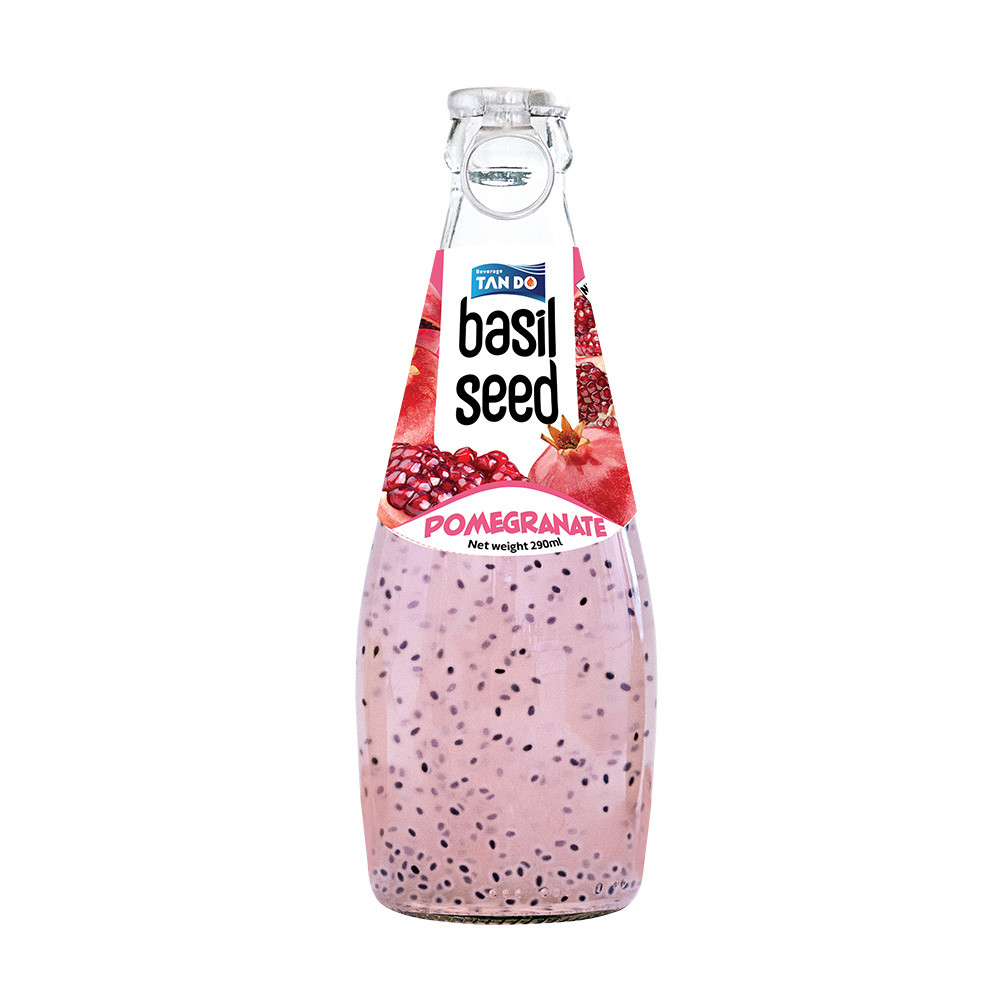 Tan Do Basil Seed Drink Pomegranate Flavor