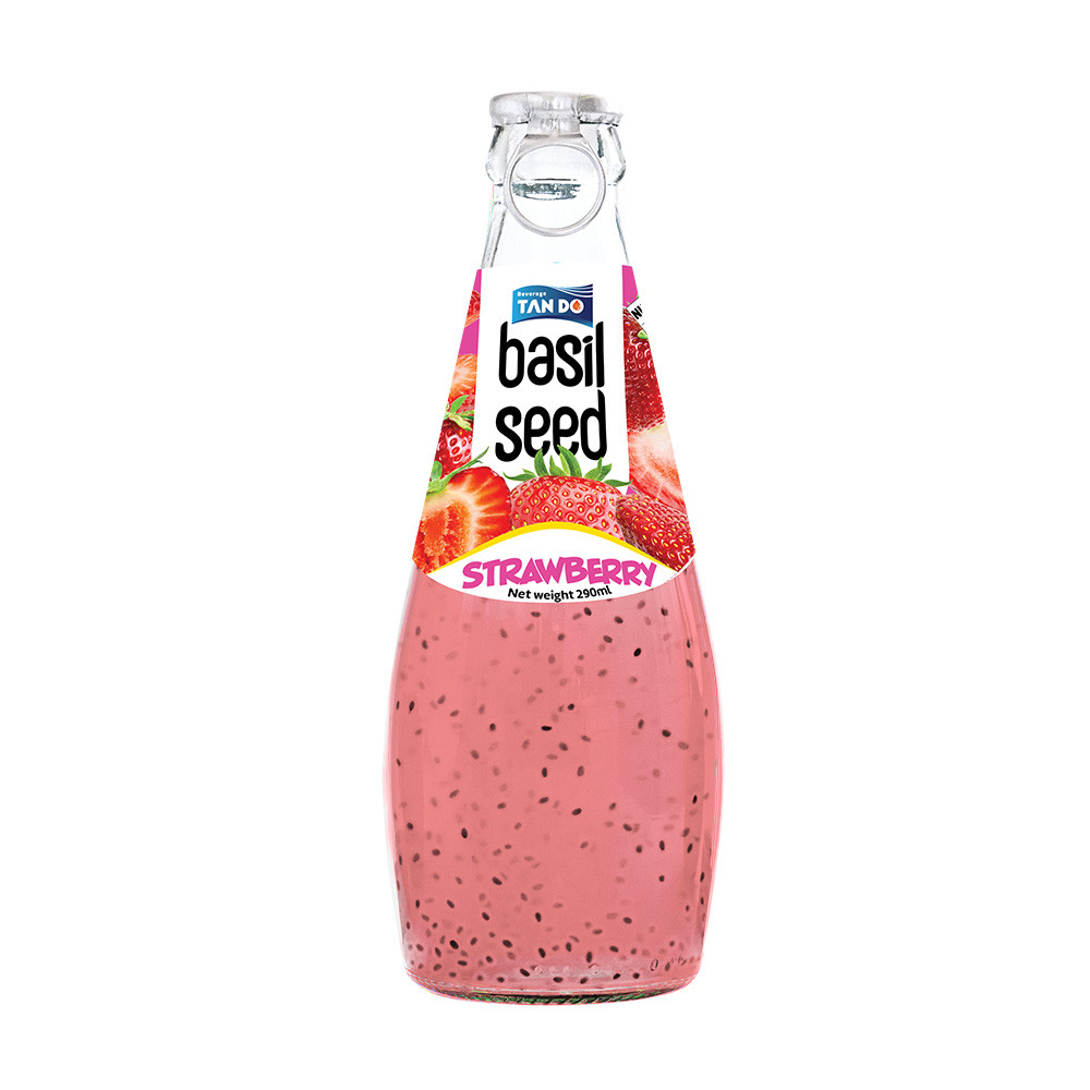 Tan Do Basil Seed Drink Strawberry Flavor