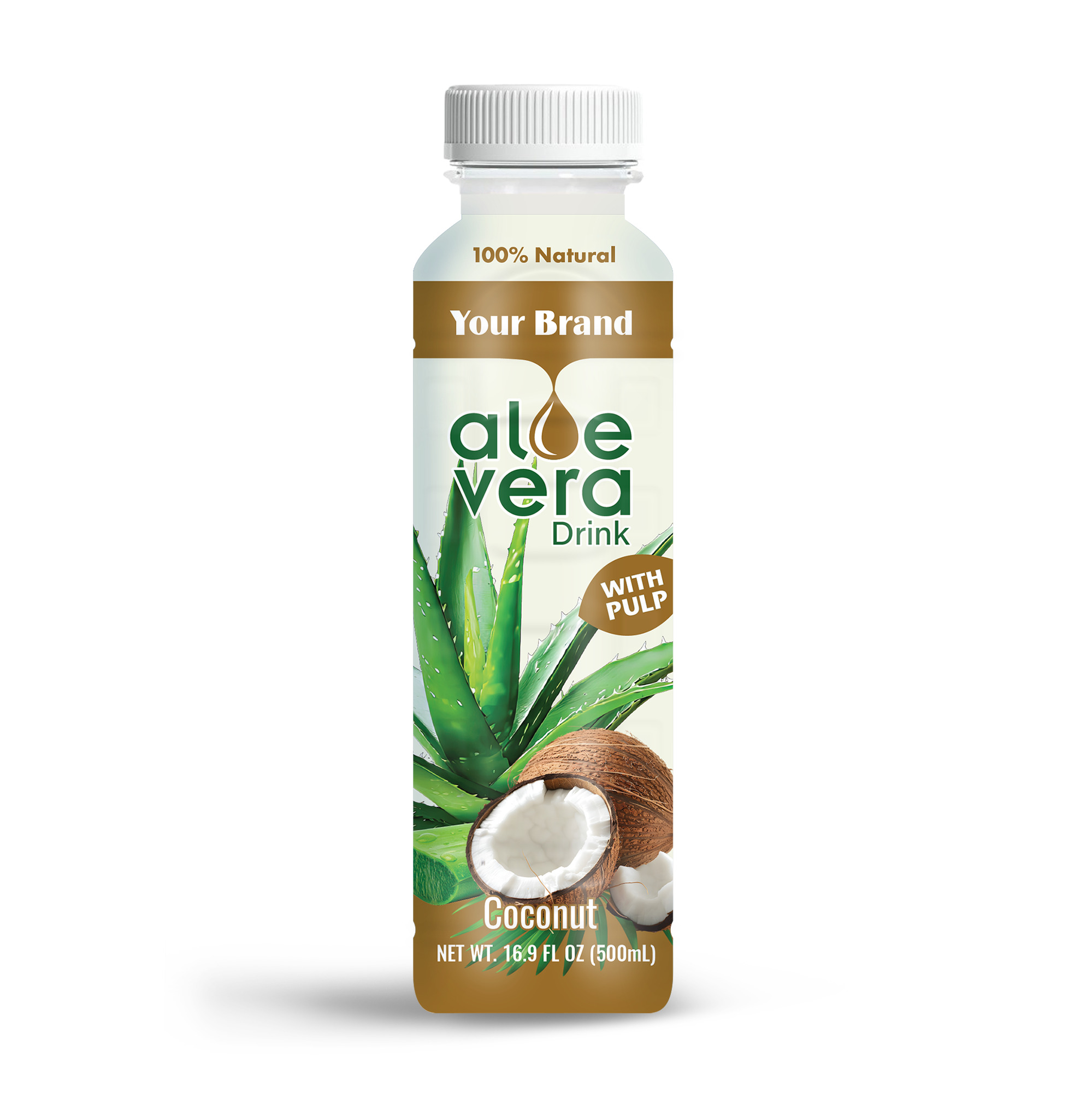 Aloe Vera Drink Coconut 500ml PET Bottle 38 Private Label