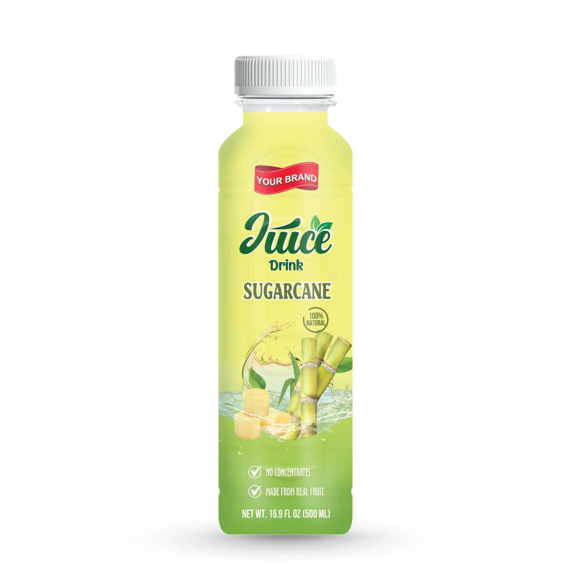 Sugarcane Juice Drink 500ml PET Bottle 38 Private Label Co-packing Manufacturer