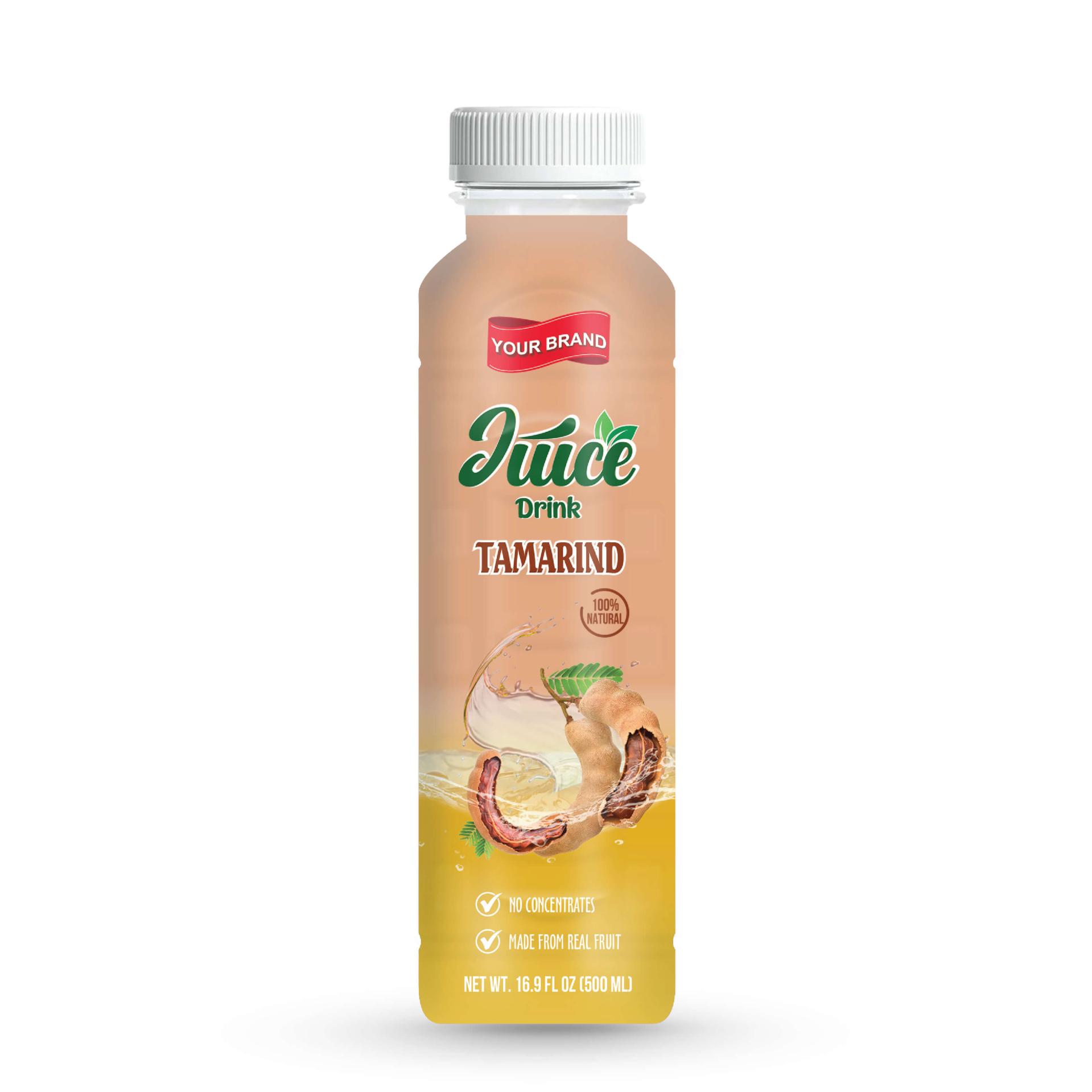 Tamarind Juice Drink 500ml PET Bottle 38 Private Label Co-packing Manufacturer