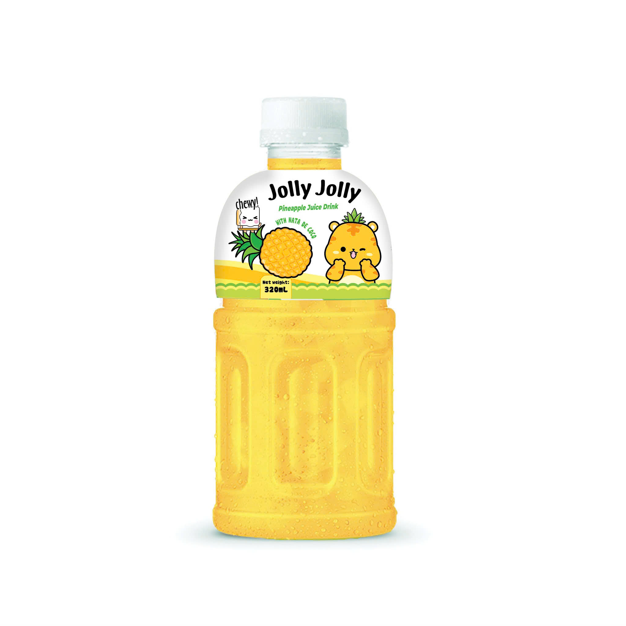 Jolly Jolly Nata de Coco Juice Drink Pineapple Flavor