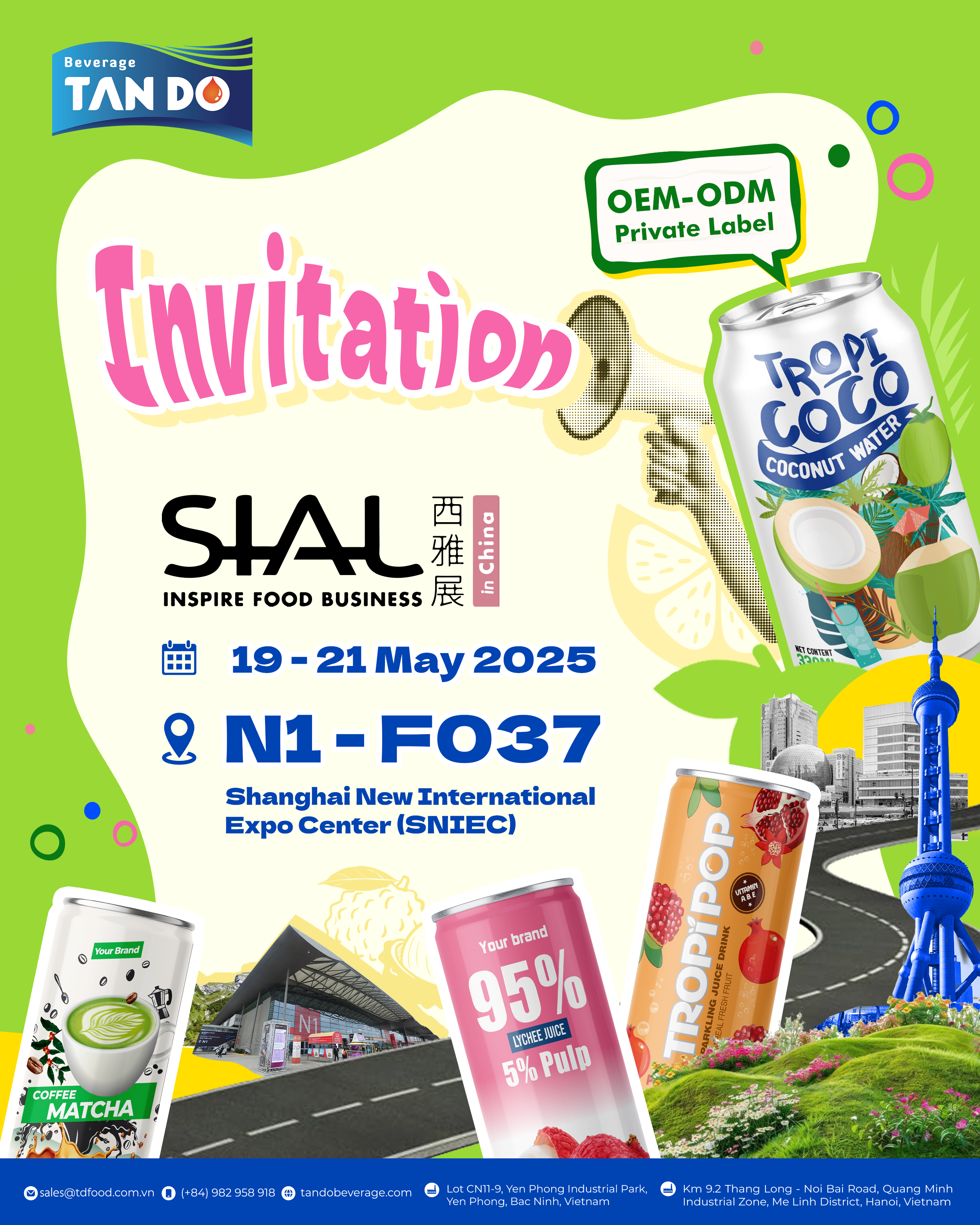 Tan Do Beverage Driving Asian Partnership Growth at SIAL Shanghai