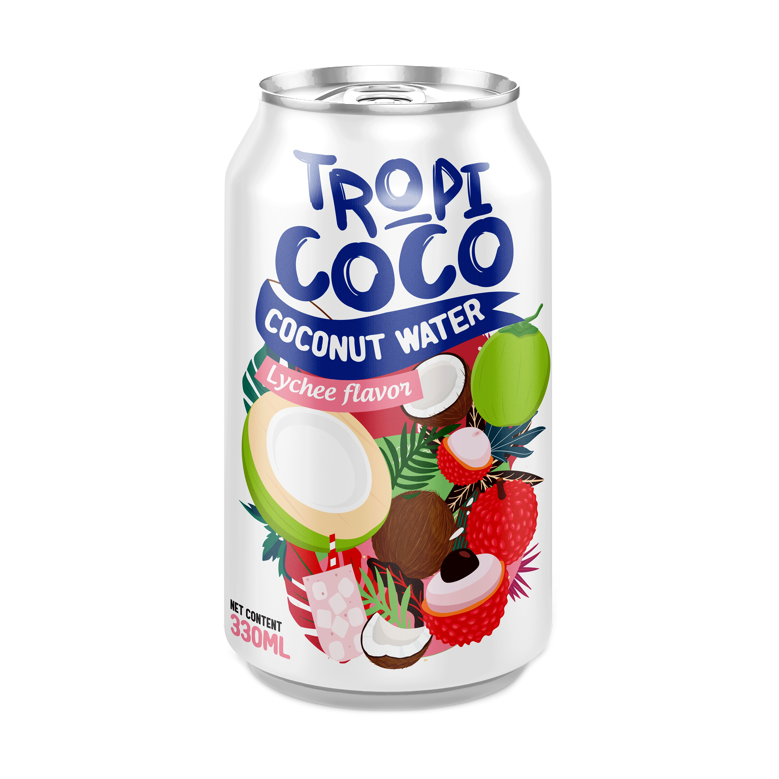 Tropicoco Coconut Water Drink Lychee Flavor