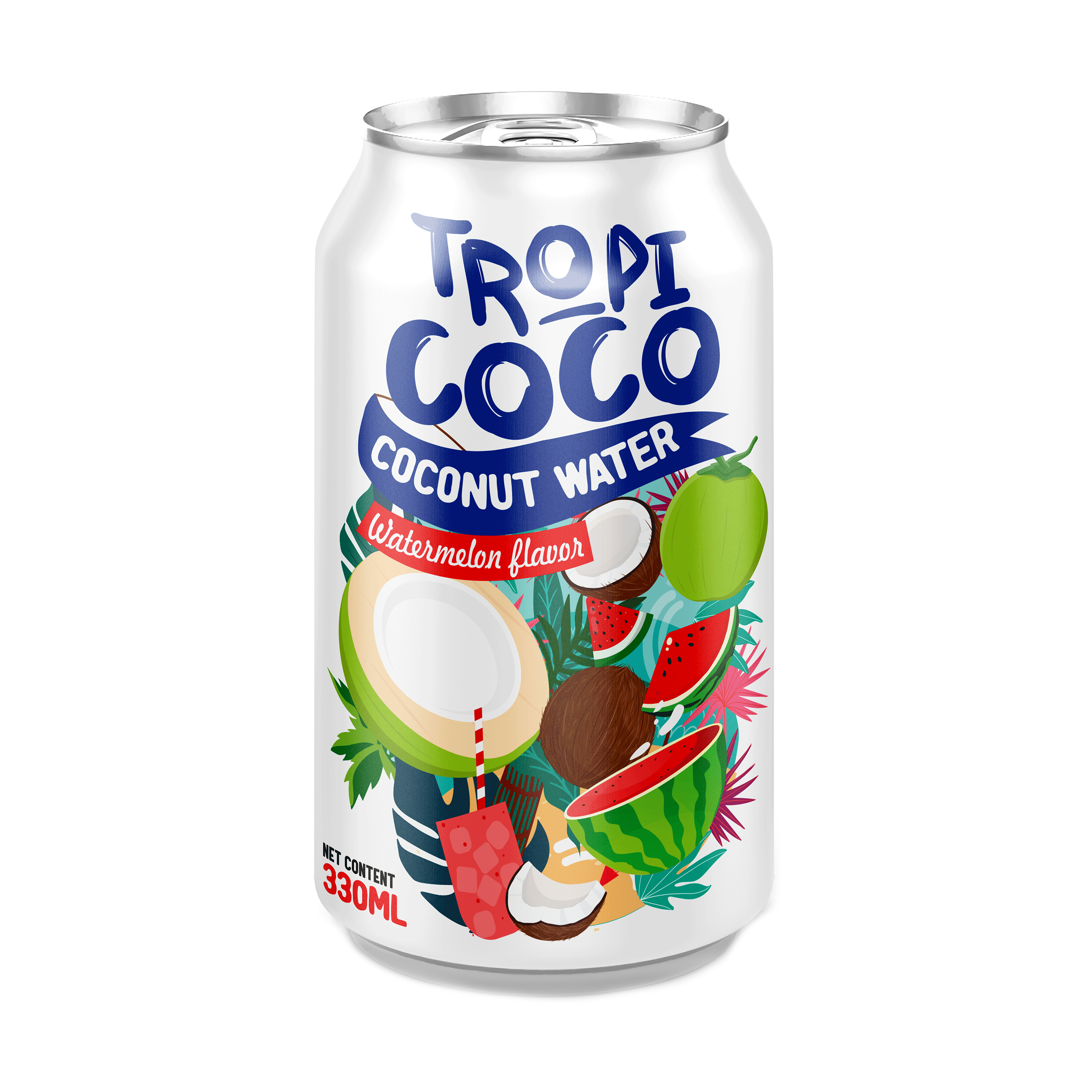 Tropicoco Coconut Water Drink Watermelon Flavor