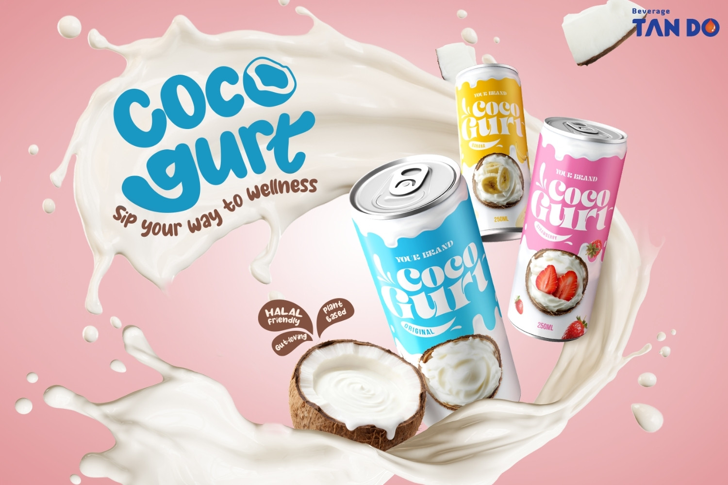 Cocogurt: Sip Your Wellness with New Coconut Yogurt Drink