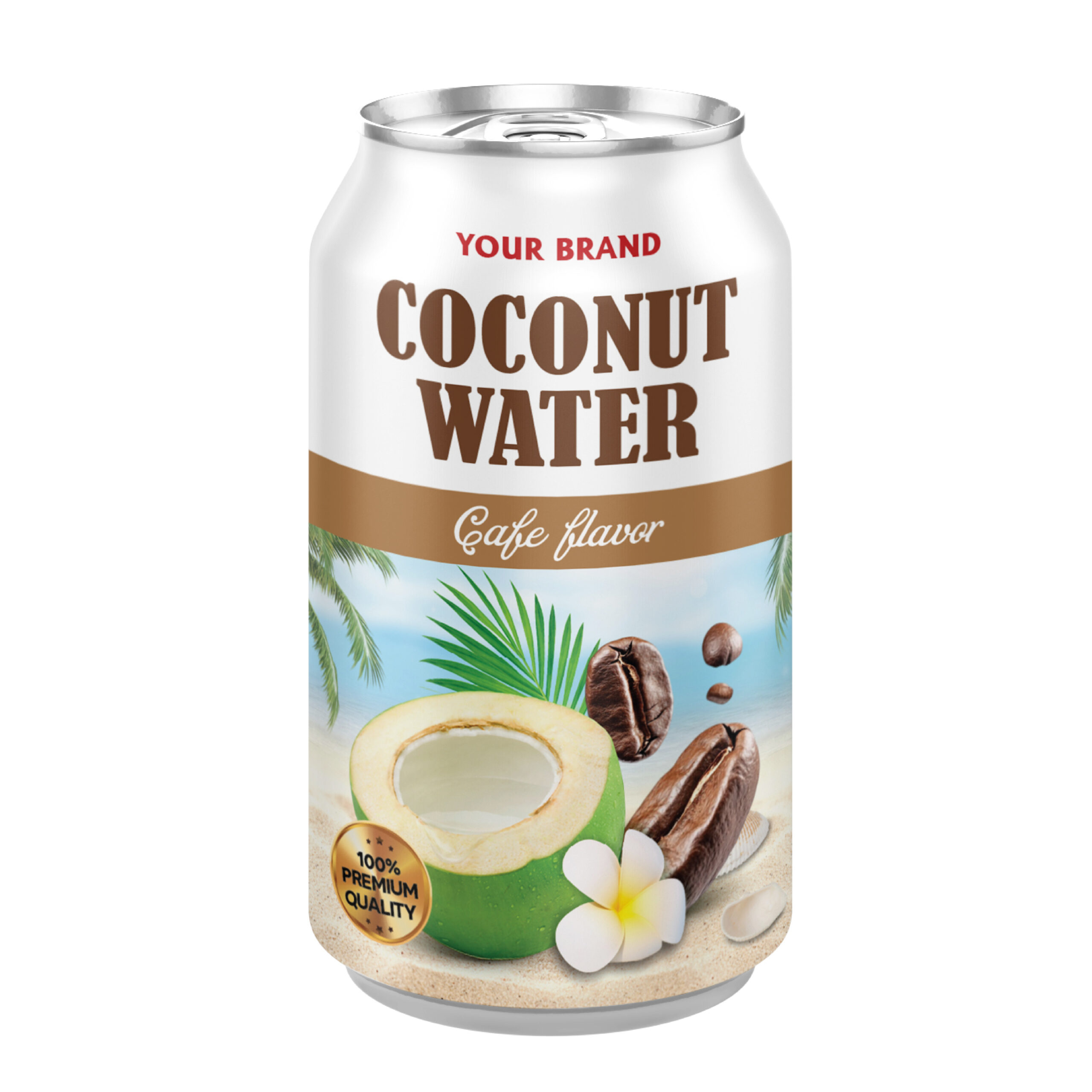 Coconut Water Cafe 330ml Can Private Label
