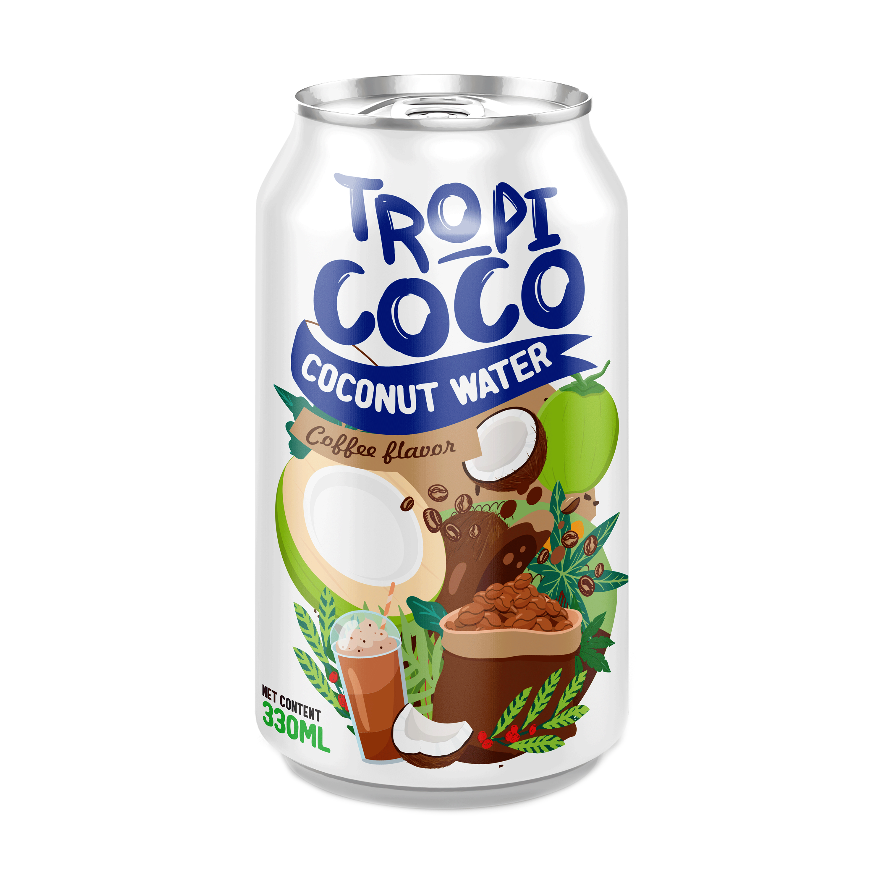 Tropicoco Coconut Water Drink Coffee Flavor