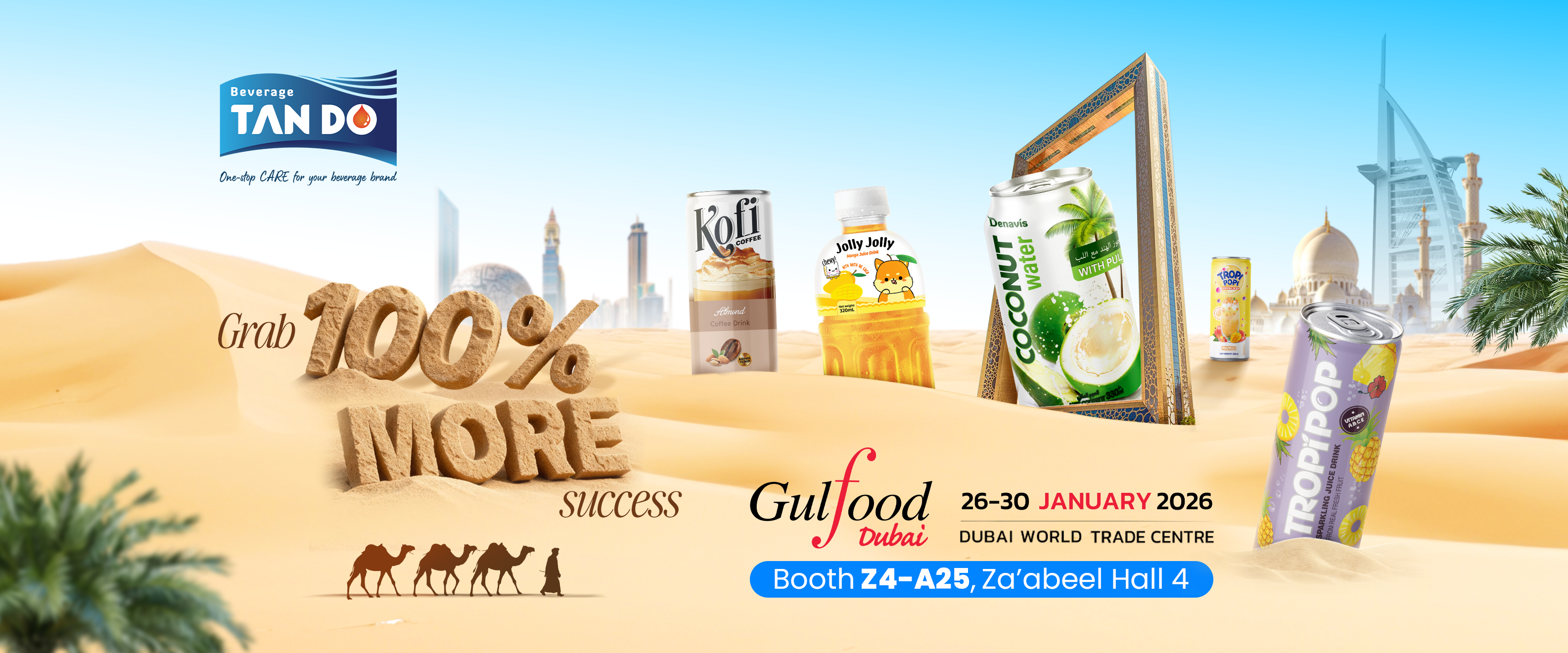 Tan Do Beverage Unveils New Drink Portfolio at Gulfood 2026