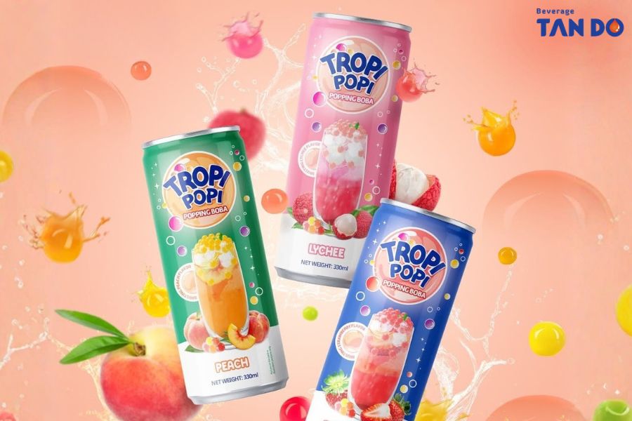 Create Your Unique Popping Boba Drink with Tan Do Beverage