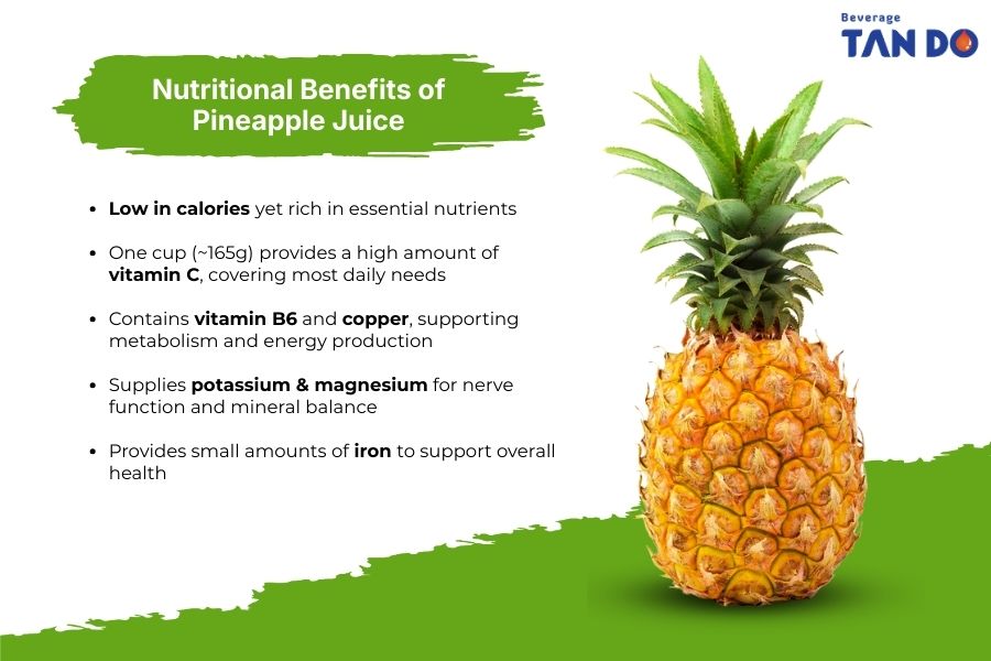 Nutritional Benefits of Pineapple Juice