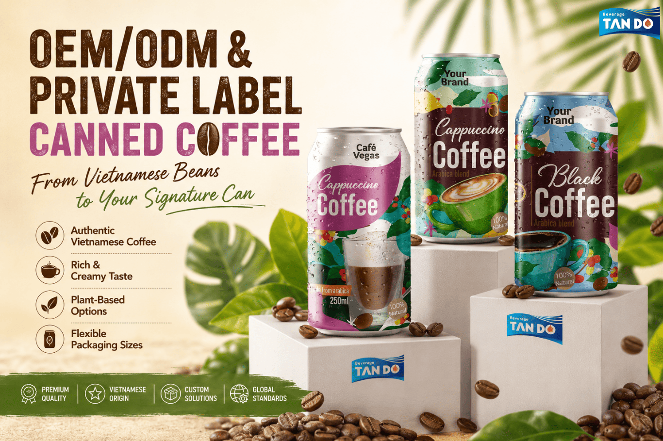 Canned Coffee Drinks: Flexible OEM & ODM Solutions for Global Markets