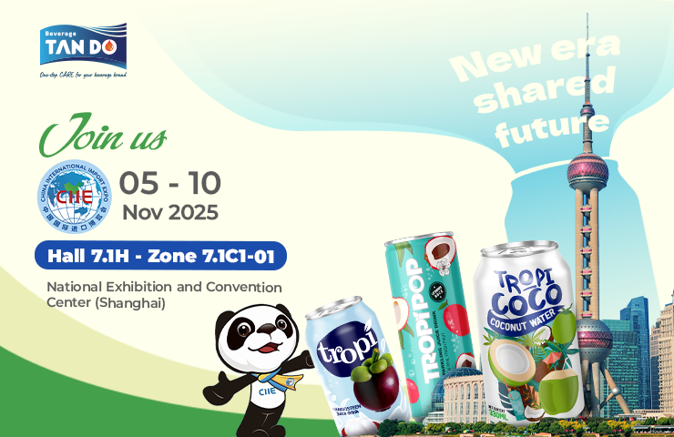 Tan Do Beverage presents as Vietnam’s OEM leader at CIIE 2025
