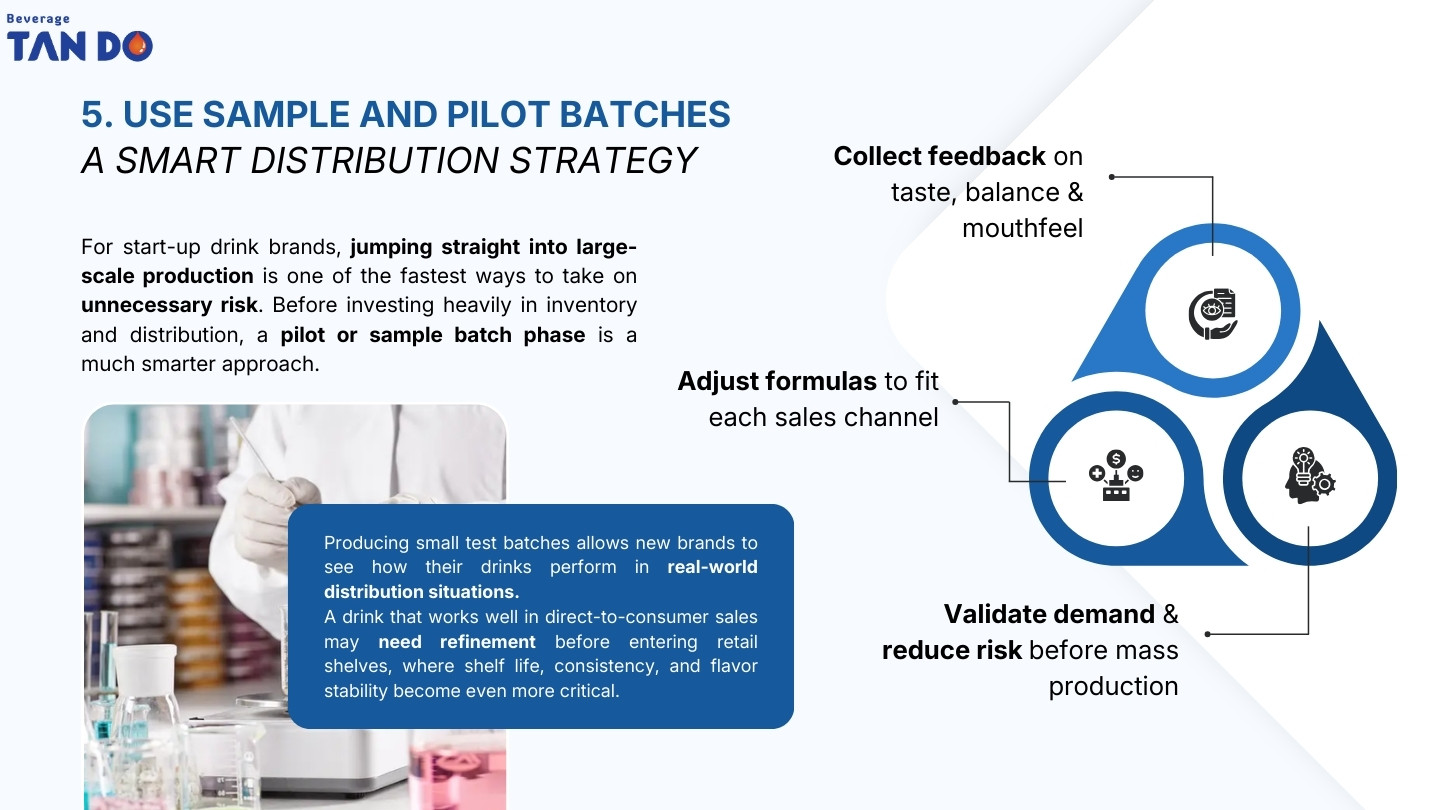 Use Sample and Pilot Batches as a Smart Distribution Strategy